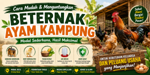 Cara Beternak Ayam Kampung yang Mudah dengan Modal Sederhana
